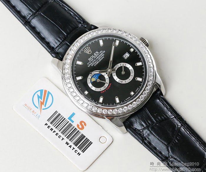 ROLEX勞力士 迪通拿 新系列 最新 原裝日本進口機械機芯 九字位二十四小時顯示 男士腕表  wssb4511
